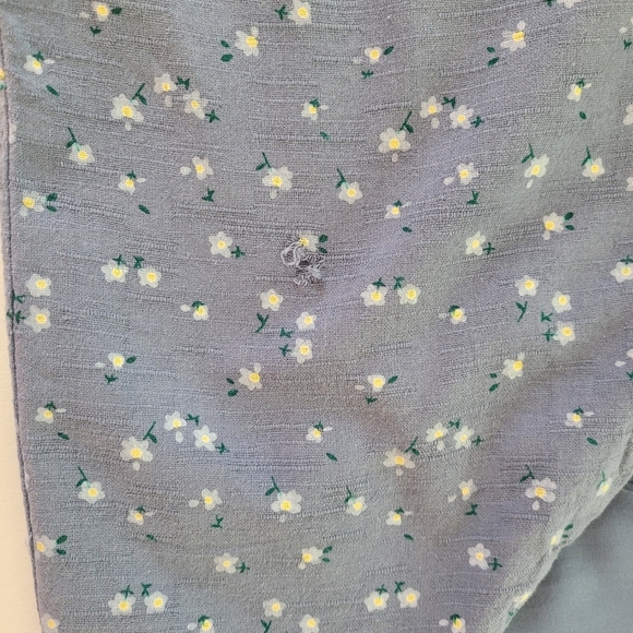 MAJORELLE Revolve Blue Floral Mini Faux Wrap Tie Small Dress - Picture 6 of 16